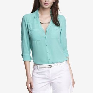 Express Portofino Button Up Blouse
